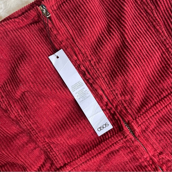 ASOS Design Cord Fitted Pinny Dress - Picture 4 of 7